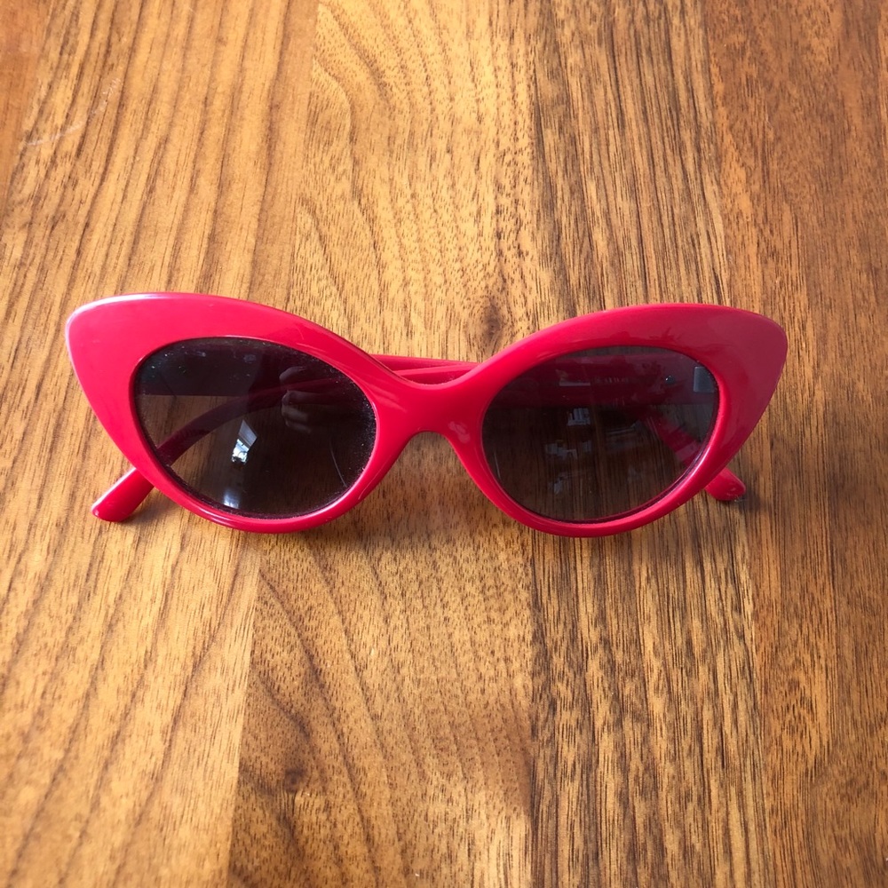 Crap Eyewear red cat eye sunglasses